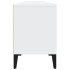 Mueble de TV madera contrachapada blanco 150x30x44,5