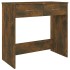 Escritorio de madera contrachapada roble ahumado 80x40x75