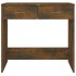 Escritorio de madera contrachapada roble ahumado 80x40x75