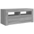 Mueble de TV con luces LED gris Sonoma 90x35x40