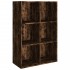 Estantería/Aparador contrachapada roble ahumado 66x30x98