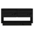 Mueble de TV de madera maciza de pino negro 74x34x40