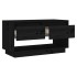 Mueble de TV de madera maciza de pino negro 74x34x40