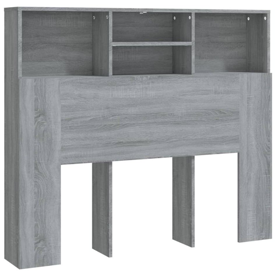 Mueble cabecero gris Sonoma 120x19x103,5