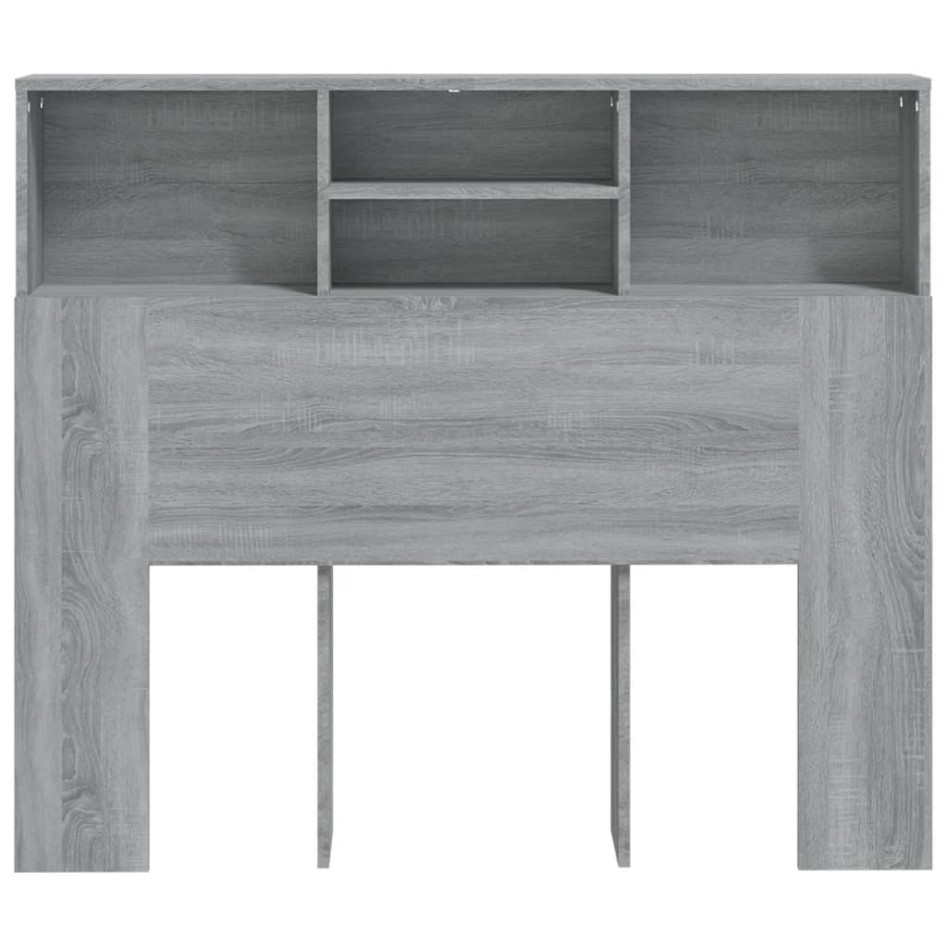 Mueble cabecero gris Sonoma 120x19x103,5