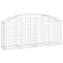 Cesta de gaviones forma arco hierro galvanizado