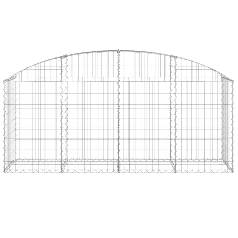 Cesta de gaviones forma arco hierro galvanizado