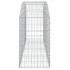 Cesta de gaviones forma arco hierro galvanizado
