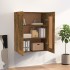 Armario colgante de pared roble ahumado 69,5x32,5x90