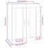Armario colgante de pared roble ahumado 69,5x32,5x90