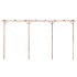 Pérgola de bambú 385x40x205