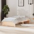 Estructura cama individual sin colchón madera maciza 90x190