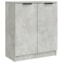 Aparador de madera contrachapada gris hormigón 60x30x70