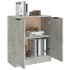 Aparador de madera contrachapada gris hormigón 60x30x70