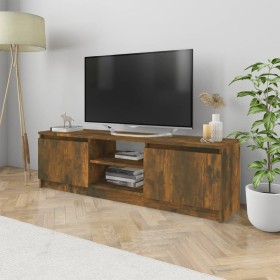 Mueble para TV madera contrachapada roble ahumado
