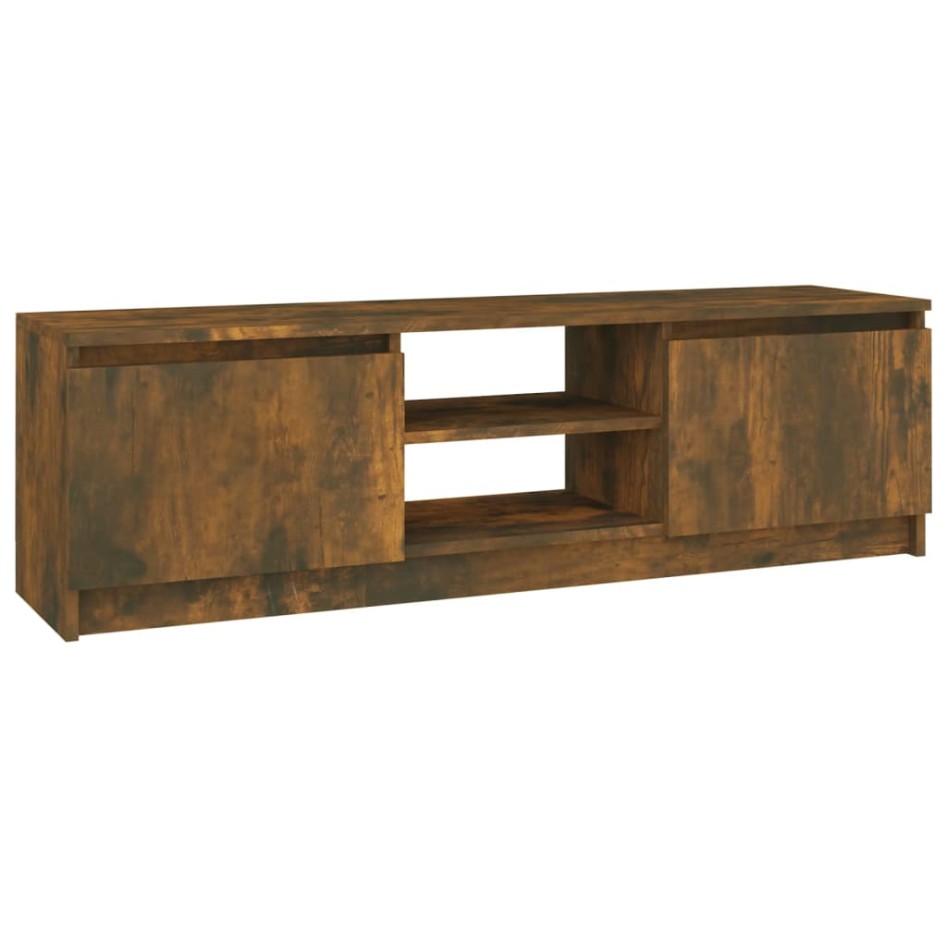 Mueble para TV madera contrachapada roble ahumado