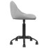 Silla de oficina de terciopelo gris