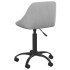 Silla de oficina de terciopelo gris