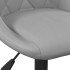 Silla de oficina de terciopelo gris