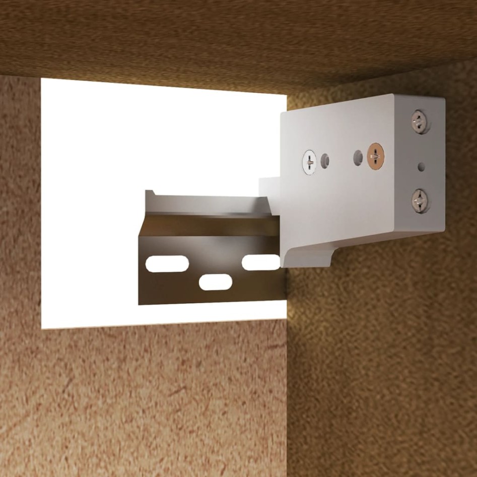 Muebles para TV 3 piezas madera maciza de pino marrón