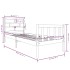 Estructura de cama madera maciza de pino 75x190