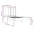 Estructura de cama sin colchón madera maciza pino 75x190