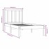 Estructura de cama madera maciza de pino blanco 90x190