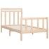 Estructura de cama sin colchón madera maciza de pino 90x200