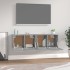 Armarios de pared 2 uds contrachapada gris sonoma