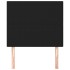 Cabeceros 2 unidades de tela negro 90x5x78/88