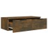 Armarios de pared 2 uds contrachapada roble ahumado 68x30x20