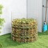 Compostador de jardín acero galvanizado Ø100x100