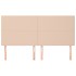 Cabeceros 4 unidades cuero sintético capuchino 80x5x78/88
