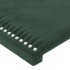 Cabeceros 4 unidades terciopelo verde oscuro 72x5x78/88
