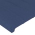 Cabeceros 2 unidades de tela azul 100x5x78/88