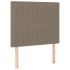 Cabeceros 2 unidades de tela gris taupe 100x5x78/88