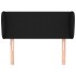 Cabecero de tela negro 103x23x78/88