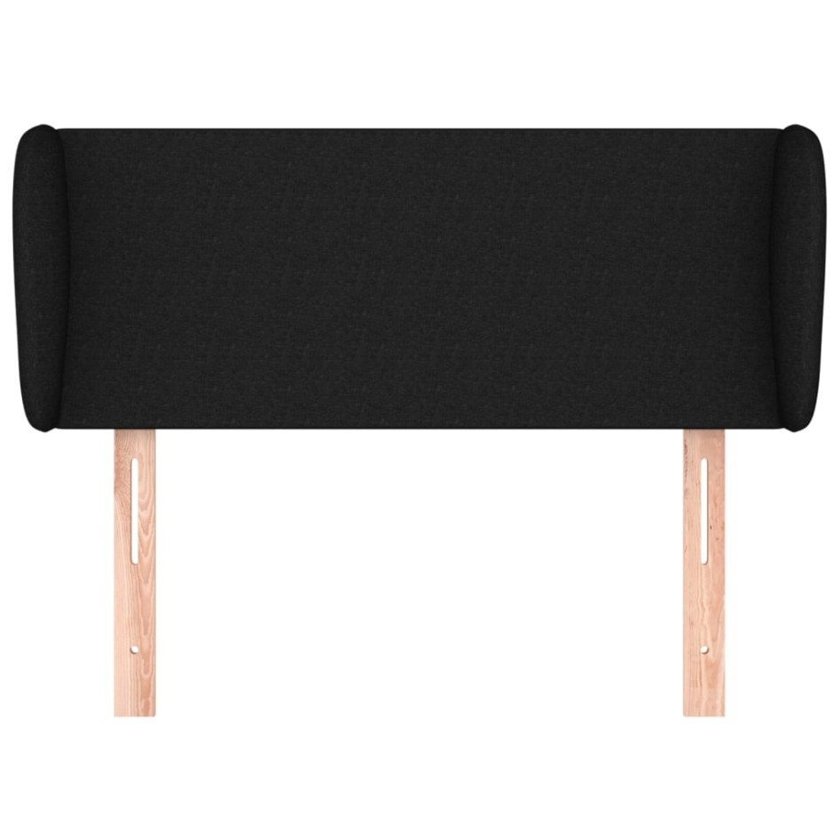 Cabecero de tela negro 103x23x78/88