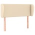 Cabecero de tela color crema 93x23x78/88