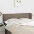 Cabecero de tela gris taupe 147x23x78/88