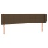 Cabecero de tela gris oscuro 203x23x78/88