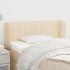 Cabecero de tela color crema 83x23x78/88