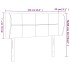 Cabecero de tela gris claro 103x23x78/88