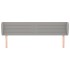 Cabecero de tela gris claro 183x23x78/88