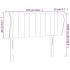 Cabecero de tela color crema 103x23x78/88