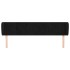 Cabecero de terciopelo negro 203x23x78/88