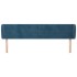 Cabecero de terciopelo azul oscuro 203x23x78/88