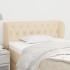 Cabecero de tela color crema 93x23x78/88