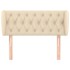 Cabecero de tela color crema 93x23x78/88