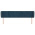 Cabecero de terciopelo azul oscuro 183x23x78/88